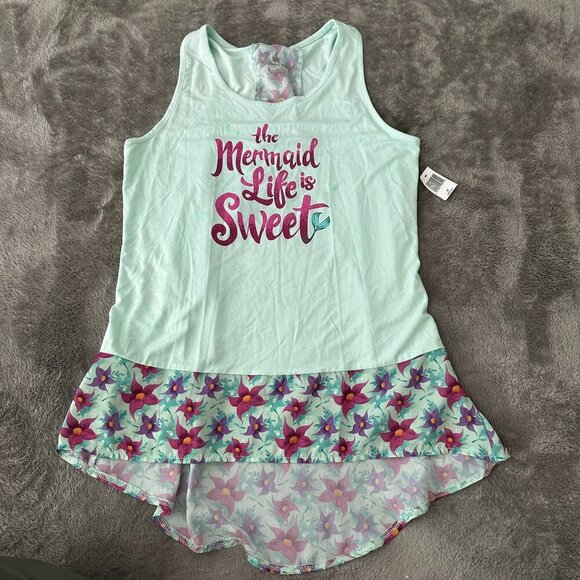 Disney Tops - NWT Disney Parks The Little Mermaid Tank Top MEDIUM Mermaid Life Is Sweet